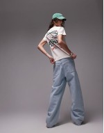 graphic Texas El Paso boxy tee in ecru